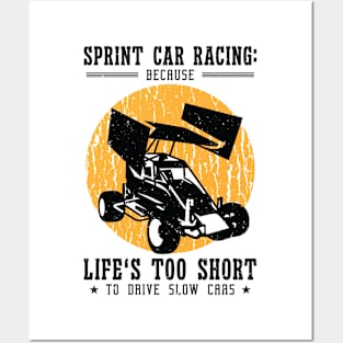 Sprint Car Dirt Track Racing Posters and Art